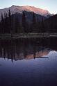 C Rockies 051 Sep-1981 Jacques Lake Sunset